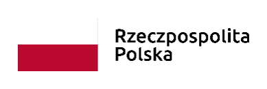 Flaga Polski i napis Rzeczpospolita Polska