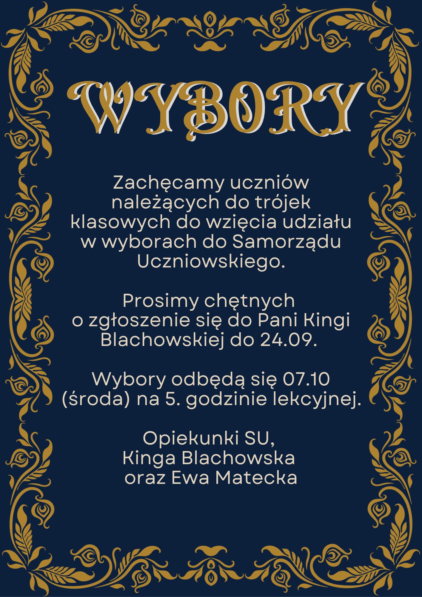 Wspólne zdjęcie uczniów wchodzących w skład Samorządu Uczniowskiego