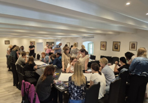Koordynatorzy z różnych szkół w Polsce, pracowali z wykorzystaniem metody World Cafe.