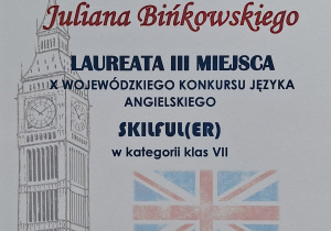 Dyplom Laureata konkursu Skilfuler.