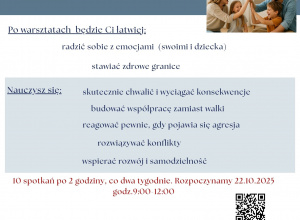 Zajęcia w Specjalistycznej Poradni Wspierania Rozwoju.