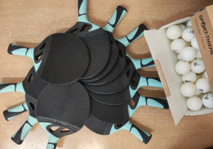 Zestaw do paletek i piłek do ping-ponga