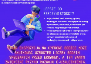 Plakat reklamujący grę Ucieczka z Wirtulandii 2"