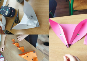 Prace plastyczne wykonane techniką origami