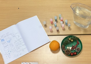 Materiały potrzebne do doświadczenia.