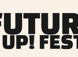 Plakat reklamujący Future Up! Fest.