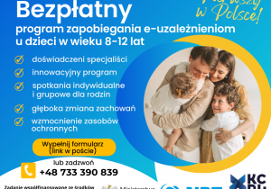 Plakat promujący Program odporności cyfrowej.