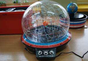 Model planetarium otrzymany w ramach konkursu