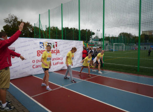 Zawody lekkoatletyczne na stadionie AZS. Akcja Sport - generacja