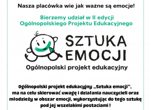 Ogólnopolski Projekt Edukacyjny Sztuka emocji