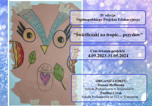 Plakat Projektu Świetliczaki na tropie przysłów