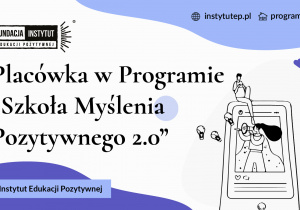 Plakat promujący program Szkoła Myślenia Pozytywnego