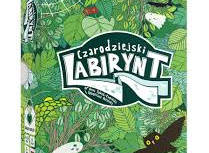 Zielone pudełko z grą planszową pt.: "Czarodziejski labirynt".