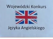 Flaga Wielkiej Brytanii i Wojewódzki Konkurs Języka Angielskiego.